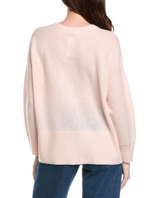 Joseph Ribkoff Pink 100% Cashmere Sweater