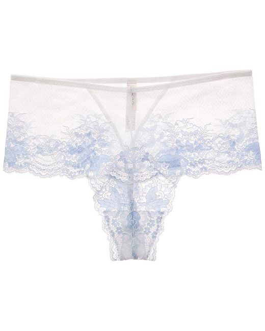Skarlett Blue White Flaunt High-Rise Thong