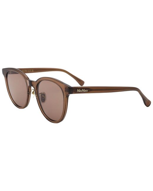 Max Mara Brown 54Mm Sunglasses