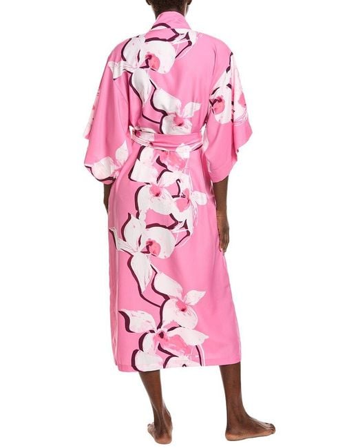 Natori Pink Orchida Robe