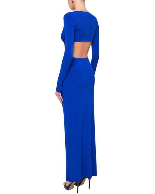 OW Collection Blue Midnight Maxi Dress