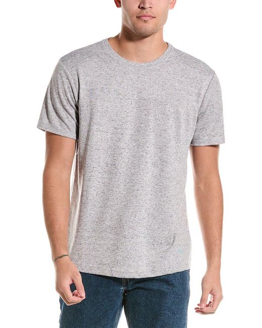 Tommy Bahama Gray Pique Lounge T-shirt for men