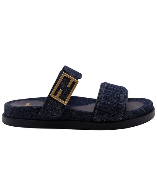 Fendi Blue Sandal