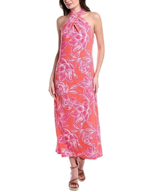 Tommy Bahama Pink Paradiso Petals Maxi Dress