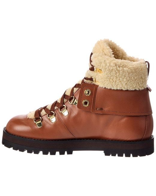 Odissi Brown Leather Boot
