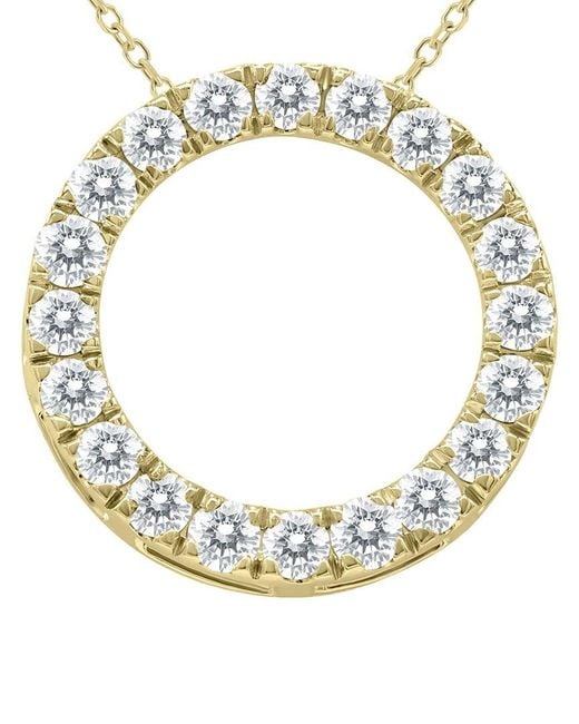 True Diamond Metallic 14k 0.96 Ct. Tw. Diamond Necklace