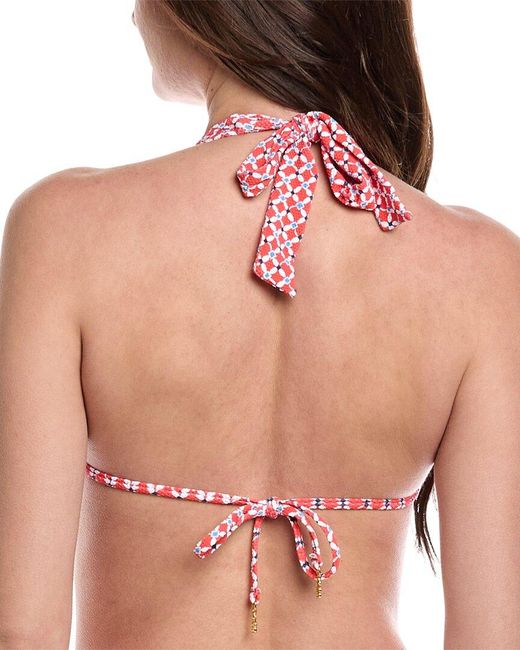 Tommy Bahama Red Island Cays Fiori Reversible Halter Top