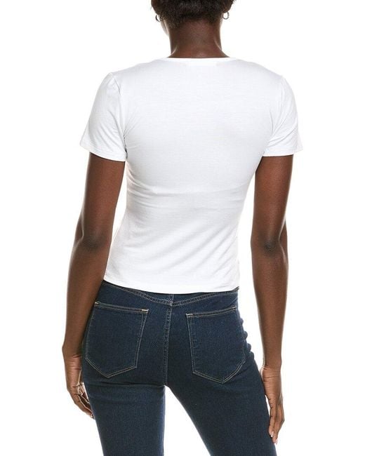 PERFECTWHITETEE White 90's Jersey Crew T-Shirt