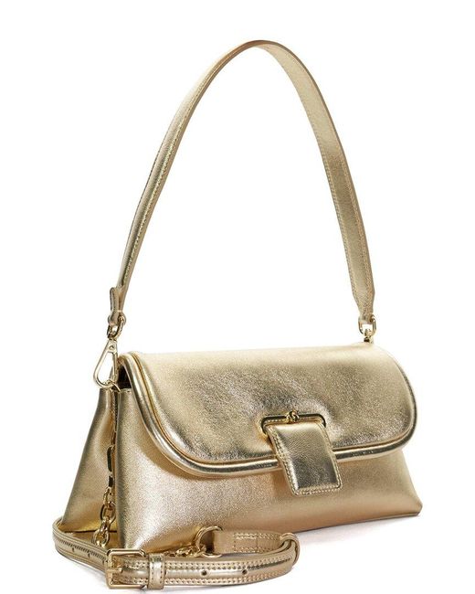 Dune Natural Chelsea Leather Crossbody