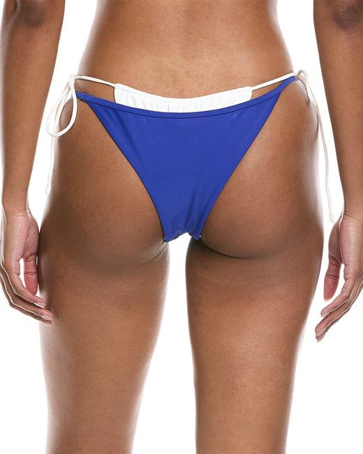 Amanda Uprichard Blue Lazio Bikini Bottom