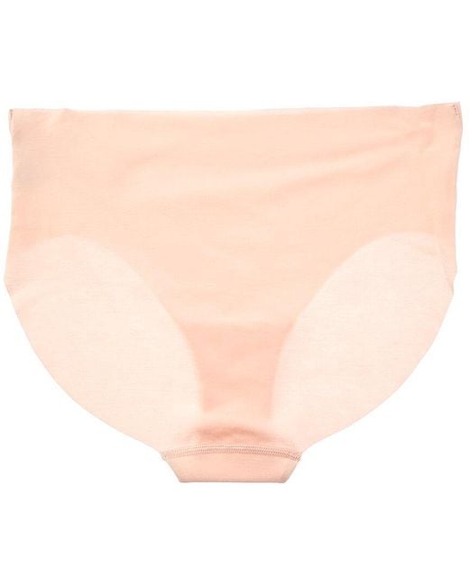 Hanro White Hi Cut Brief