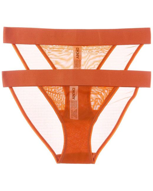 DKNY Orange 2Pk Bikini