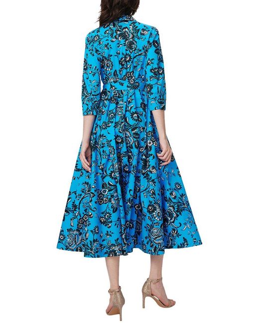 Diane von Furstenberg Blue Blaine Dress