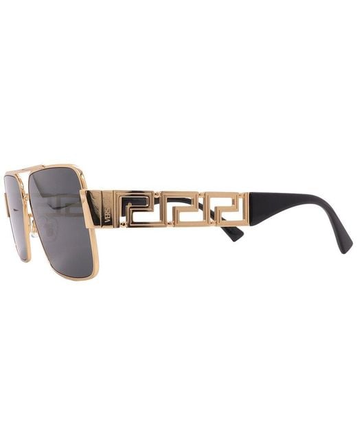 Versace Blue 61Mm Sunglasses