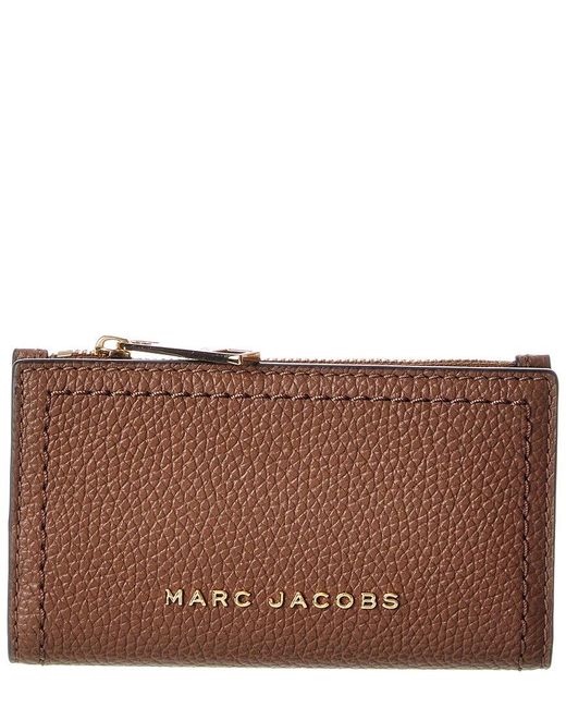 Marc Jacobs Brown Medium Leather Flat Wallet