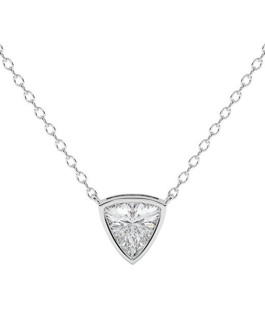 Lab Grown Diamonds Metallic 14K 0.75 Ct. Tw. Lab-Grown Diamond Necklace