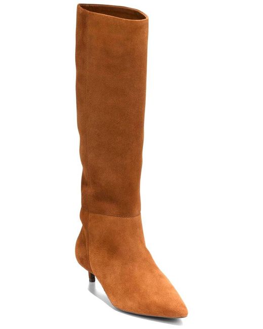 Cole Haan Brown Go-To Janece Suede Boot