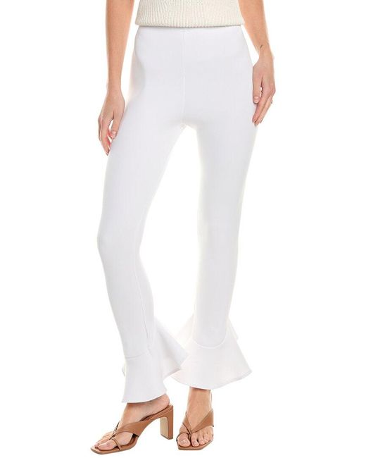 Walker & Wade White Frill Pant