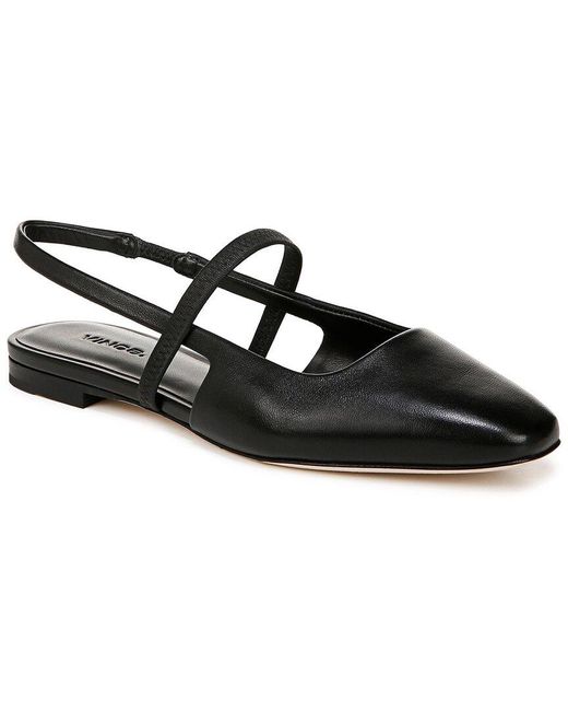 Vince Black Bernice-B Leather Slingback