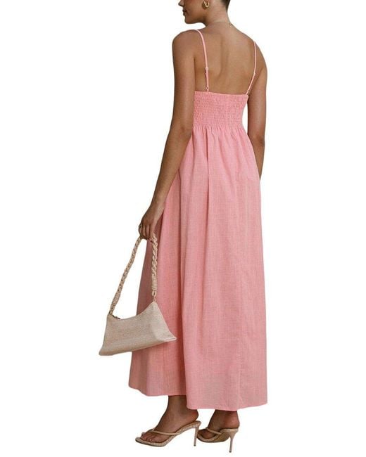 DELI S Pink Solid Maxi Dress