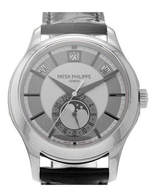 Patek Philippe Gray Annual Calander Watch, Circa 2020 (Authentic Pre-Owned) for men