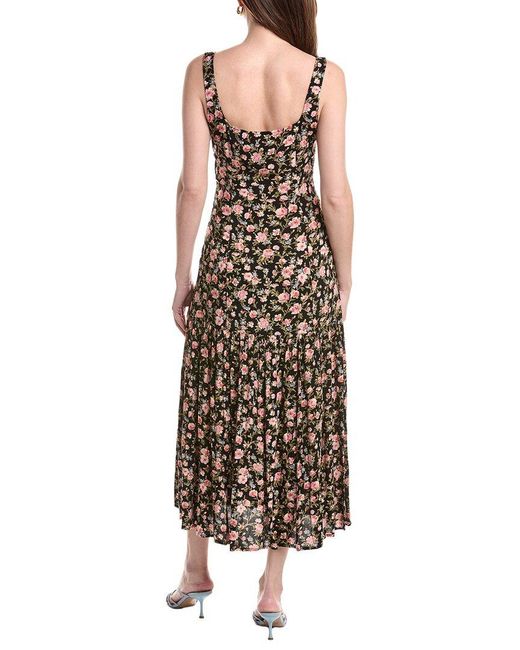 Saltwater Luxe Brown Tank Midi Dress