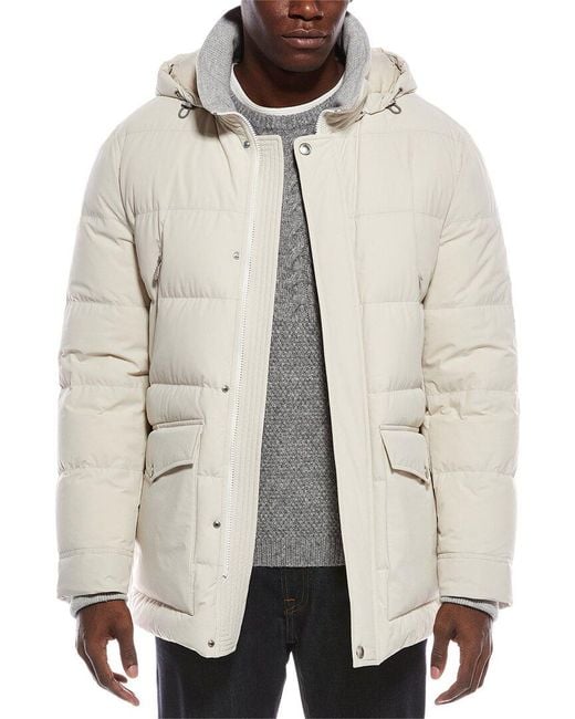 Brunello Cucinelli Natural Down Coat for men