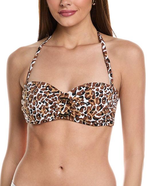 Lilly Pulitzer Brown Spessa Bikini Top