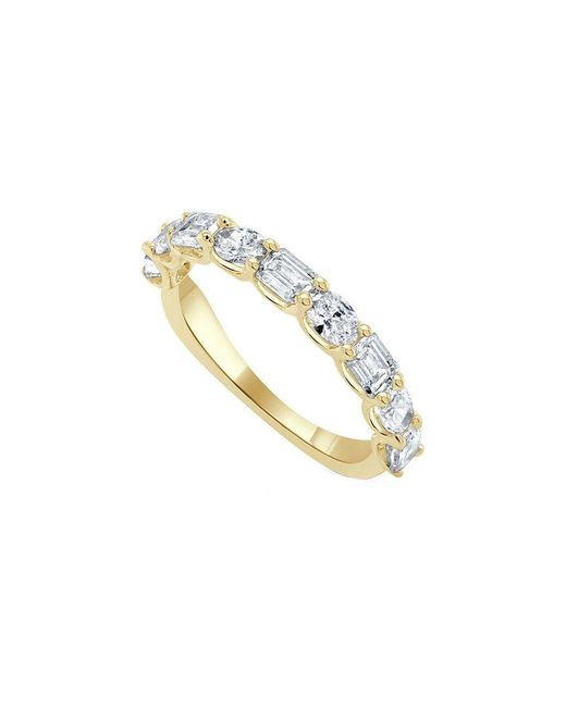Sabrina Designs Metallic 14k 0.56 Ct. Tw. Diamond Half-eternity Ring