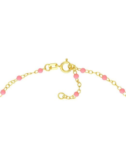 HAWLEY ST White 14K Enamel Anklet