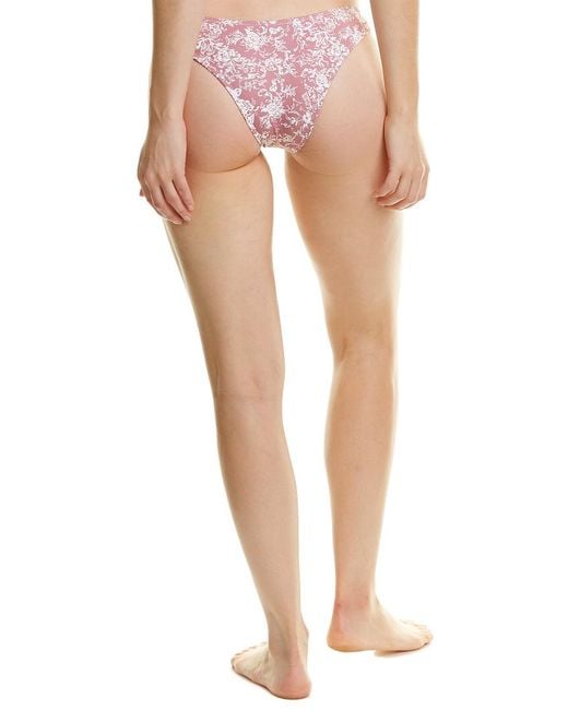 Caroline Constas Purple Kali Bikini Bottom