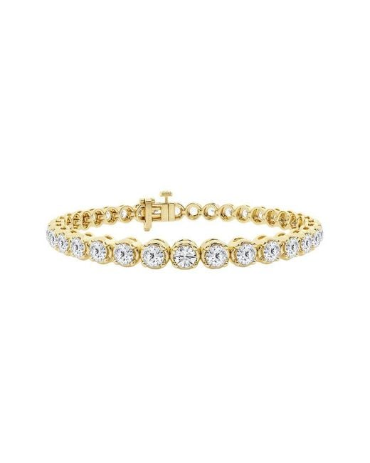 Lab Grown Diamonds White 14K 8.00 Ct. Tw. Lab Grown Diamond Bracelet