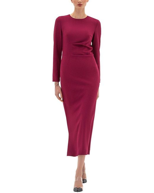 BGL Red Midi Dress