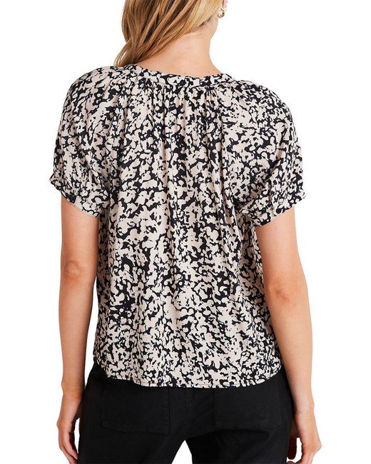 Bella Dahl Black Raglan Top