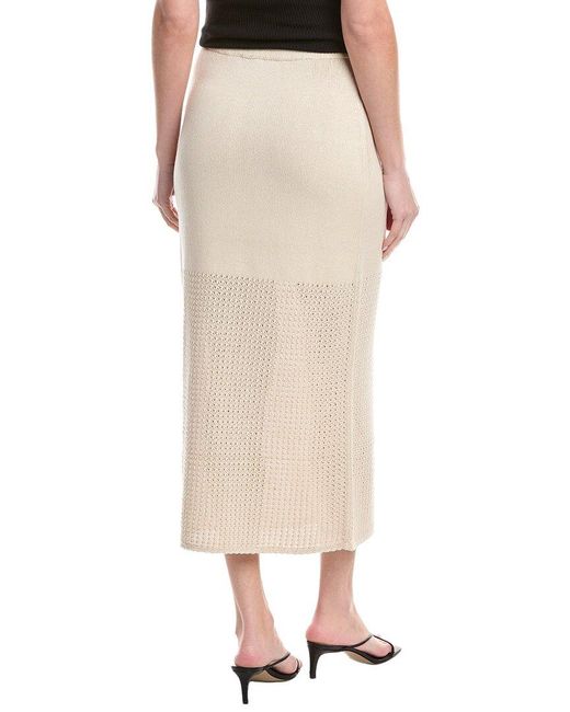 Theory Natural Open Stitch Skirt