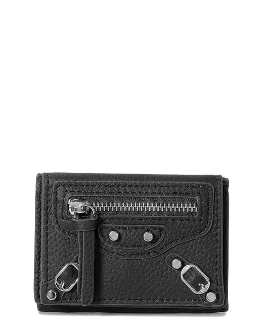 Tiffany & Fred Paris Black Top-Grain Leather Wallet