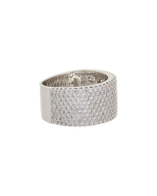 Juvell White 18K Plated Cz Ring