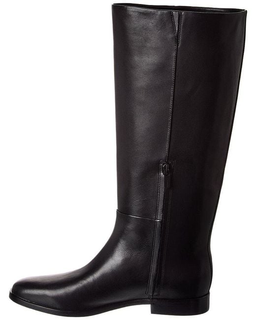 Vince Black Martell Wide Calf Leather Boot