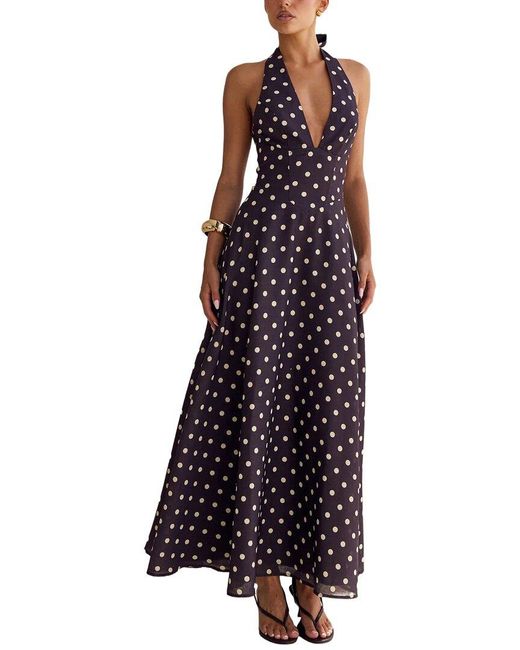 DELI S Purple Printed Maxi Dress