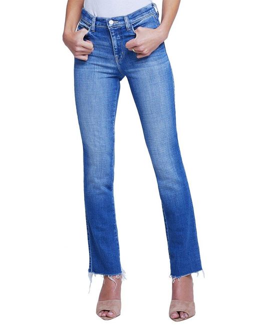 L'Agence Blue Draya High-rise Slim Jean
