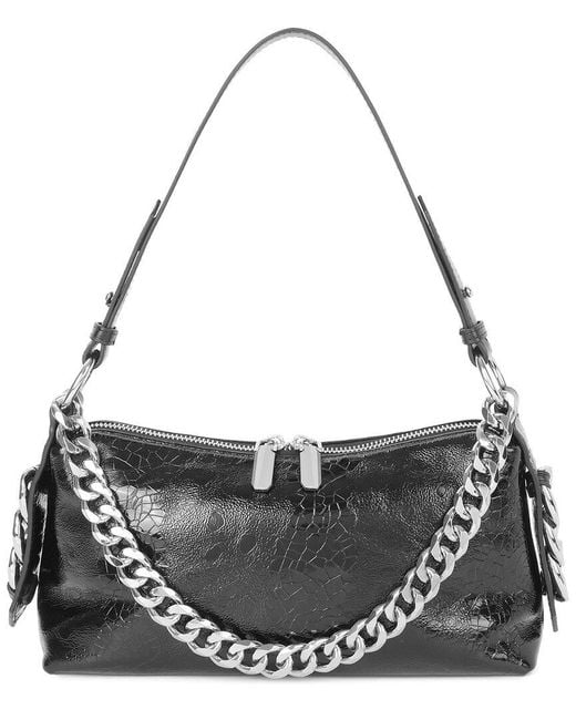 Tiffany & Fred Paris Tiffany And Fred Paris Metallic Leather Chain Shoulder