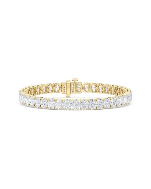Lab Grown Diamonds White 14K 12.50 Ct. Tw. Lab-Grown Diamond Bracelet