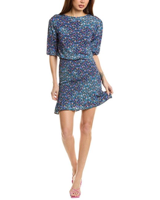 Sandro Blue Midi Dress