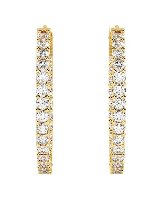 Diamond Select Cuts Metallic 14K 3.00 Ct. Tw. Diamond Earrings