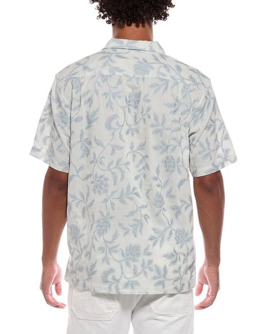 Tommy Bahama Gray Vinca Vines Shirt for men