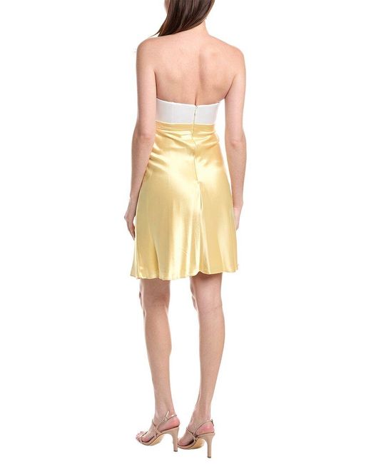 Issue New York Yellow Sleeveless Mini Dress