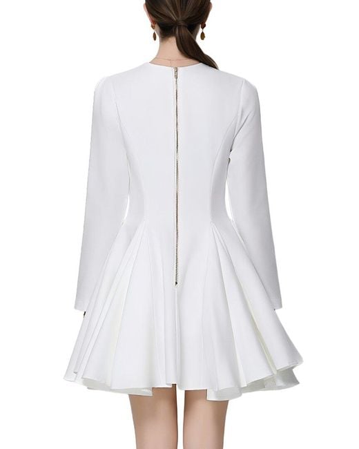 MIRA RICHI White Mini Dress