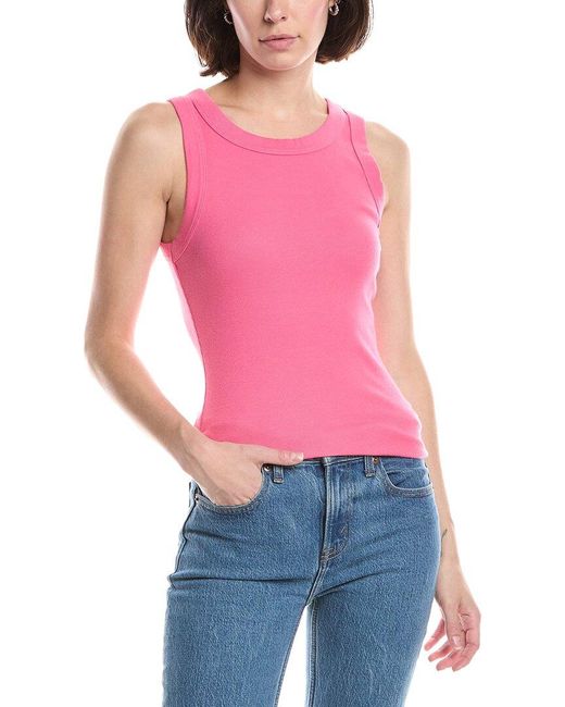 Michael Stars Red Halley Tank