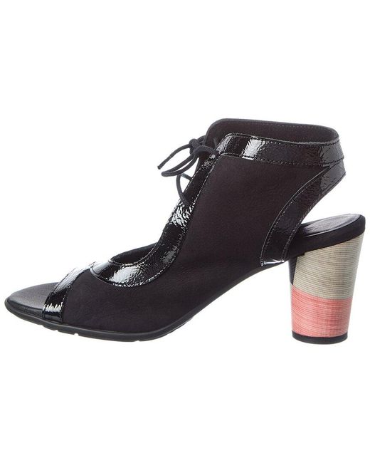 Arche Black Leally Leather Flat