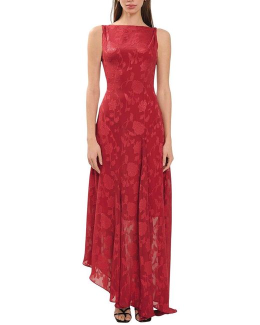 CHARLOTTE GREEN Red Maxi Dress